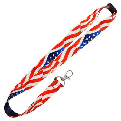 3/4" Safety Breakaway Full Color Lanyard