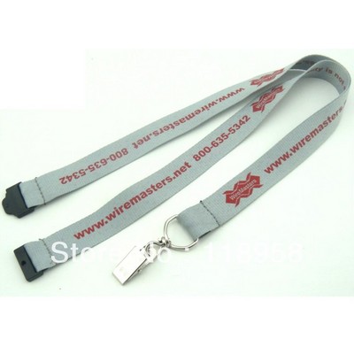 1/2" Custom Printed Safety Breakaway Lanyard